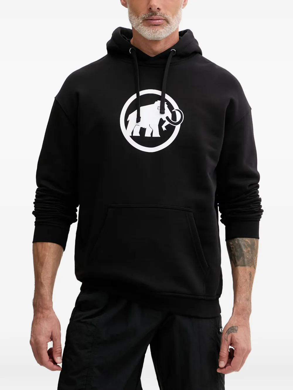Mammut Mammut Base ML pouch-pocket hoodie - Nero
