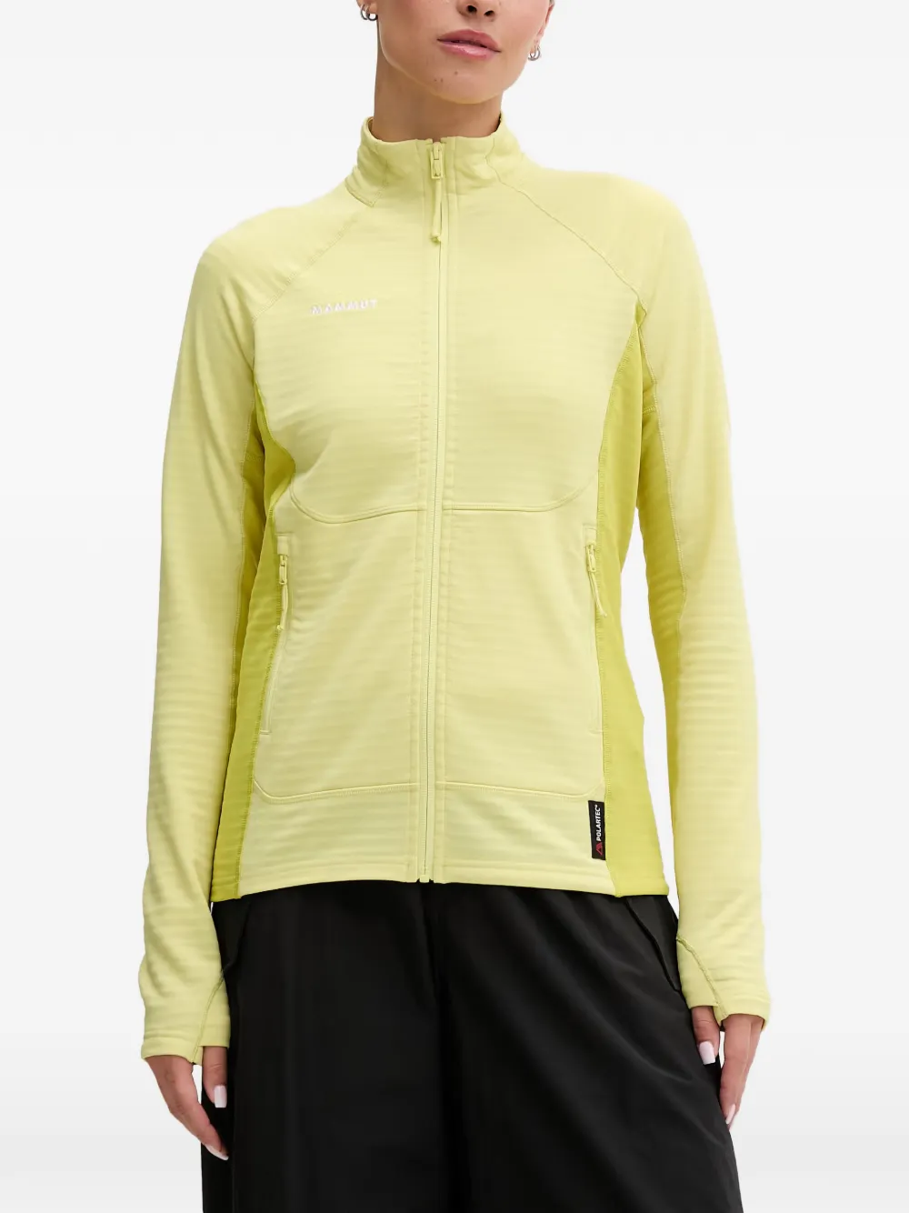 Mammut Taiss ML zip-up high-neck jacket - Gelb