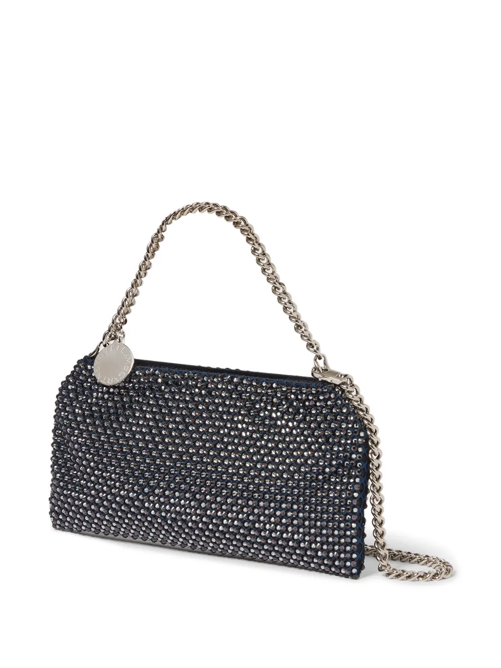 Stella McCartney Clutch verfraaid met kristallen Zwart