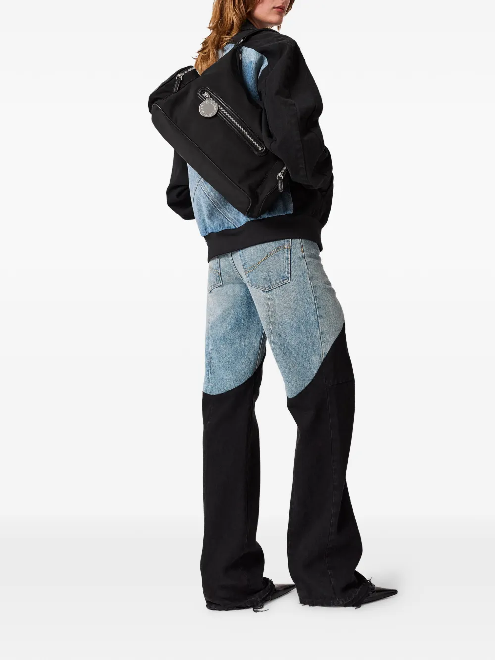  Stella Mccartney Vaqueros Con Panel De Patchwork - Azul 