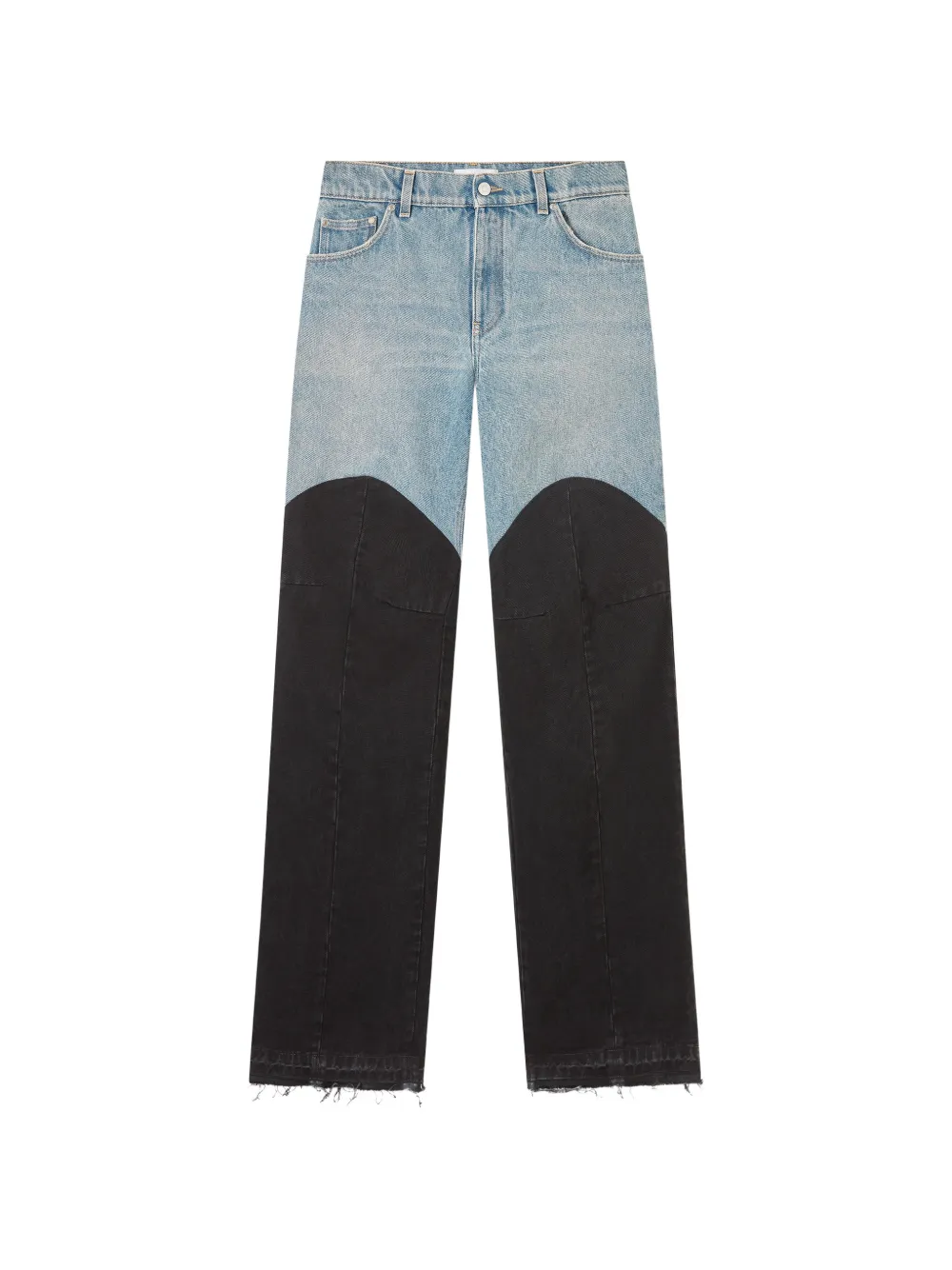 Stella McCartney patchwork panel denim jeans - Blu