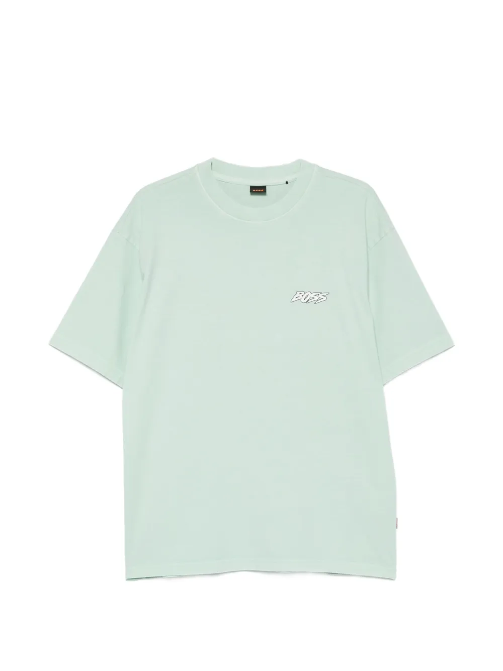 BOSS logo-print T-shirt - Verde
