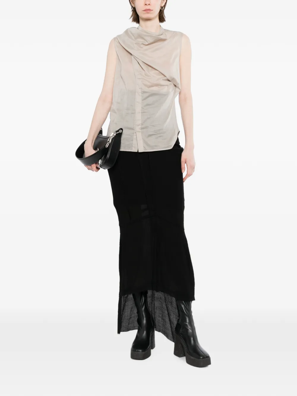 Rick Owens Island blouse Grijs
