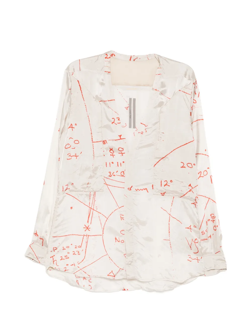 Rick Owens Larry fogpocket shirt - White