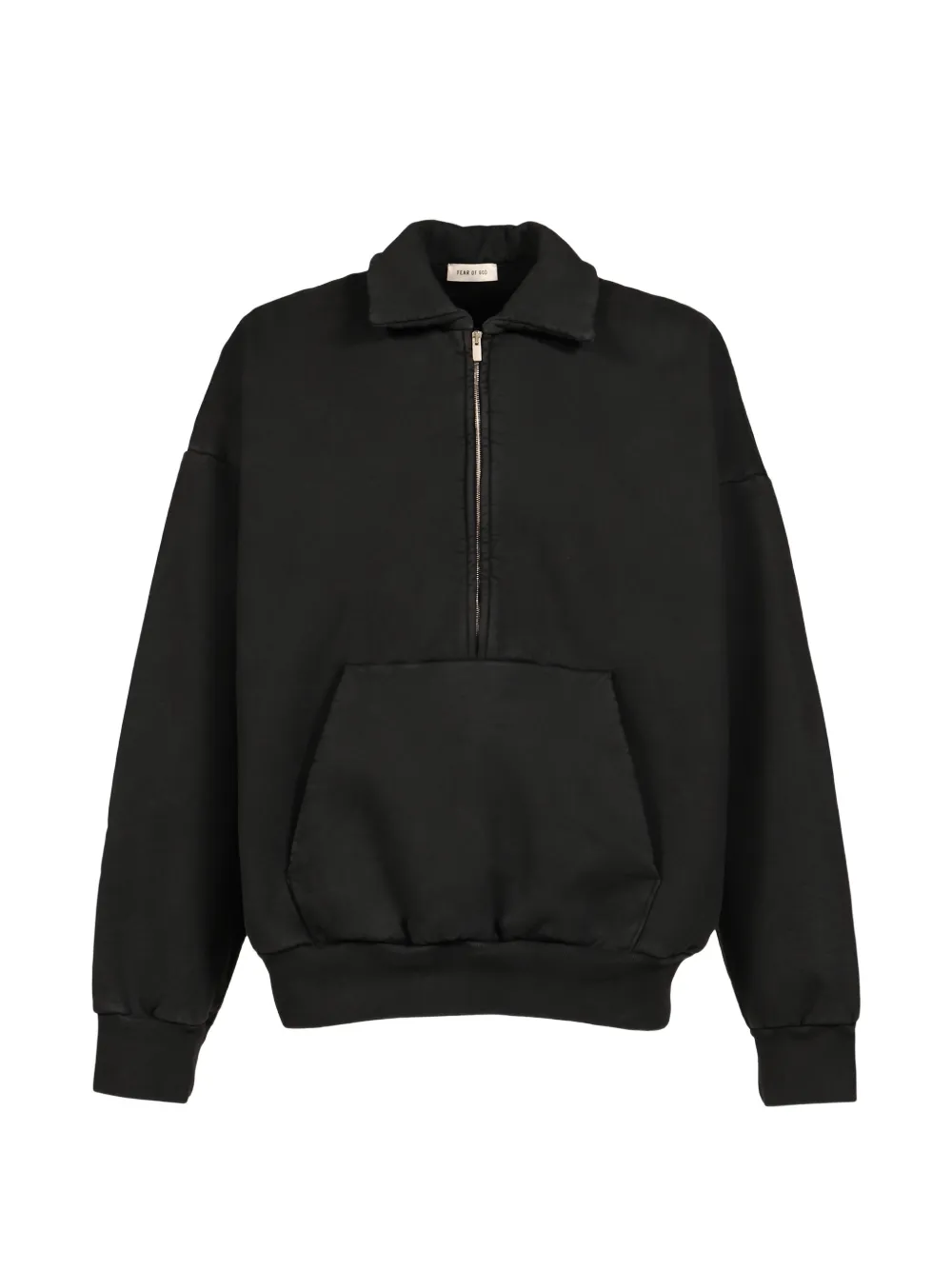 Fear Of God half-zip front-pouch sweater - Nero