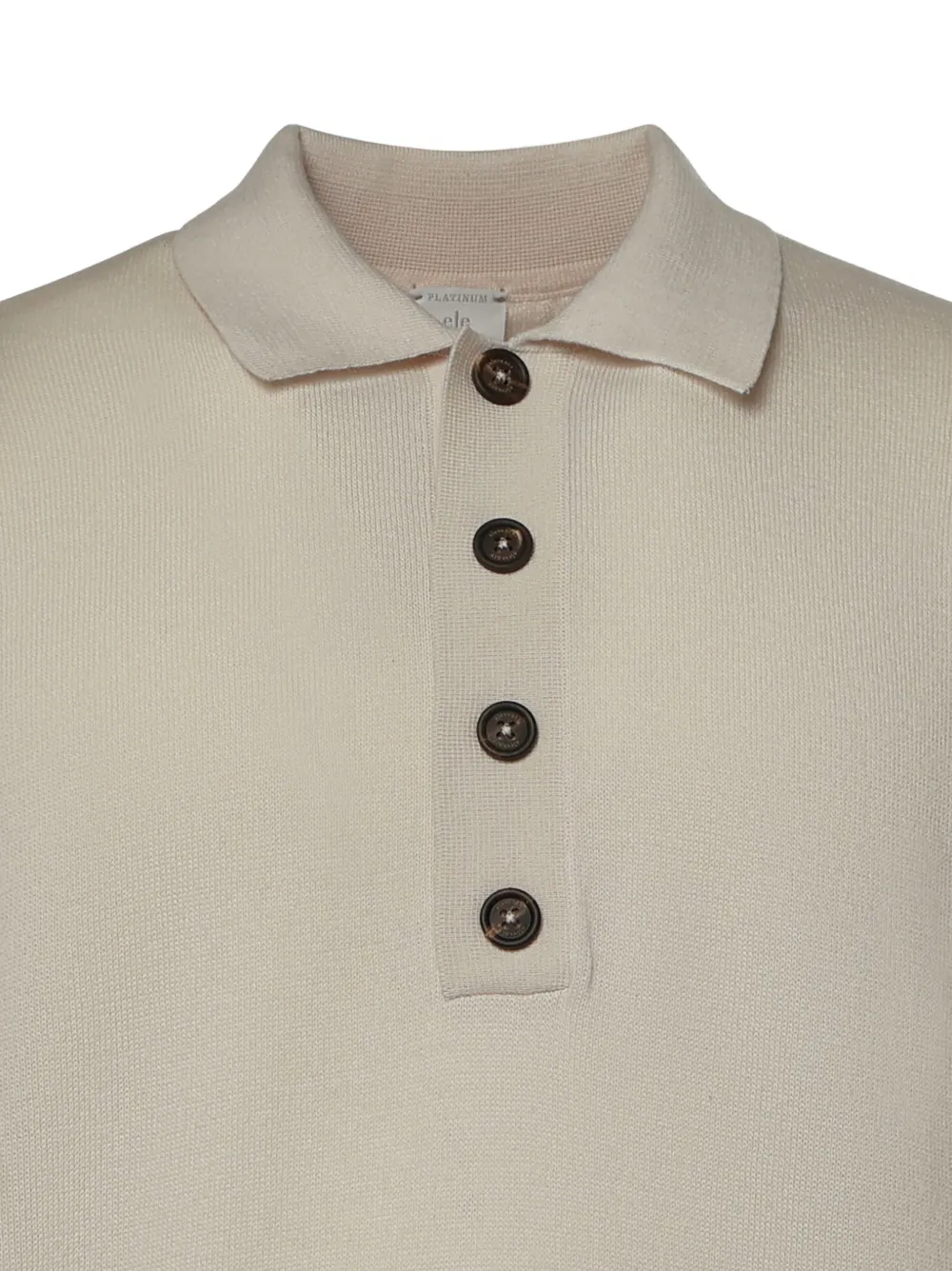 Eleventy Poloshirt met korte mouwen Beige