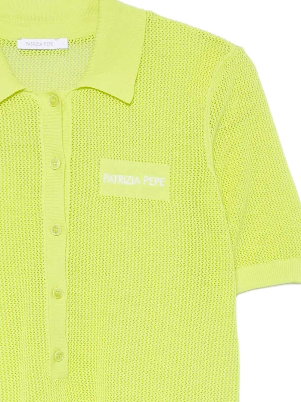 Patrizia Pepe Mesh polotop Groen