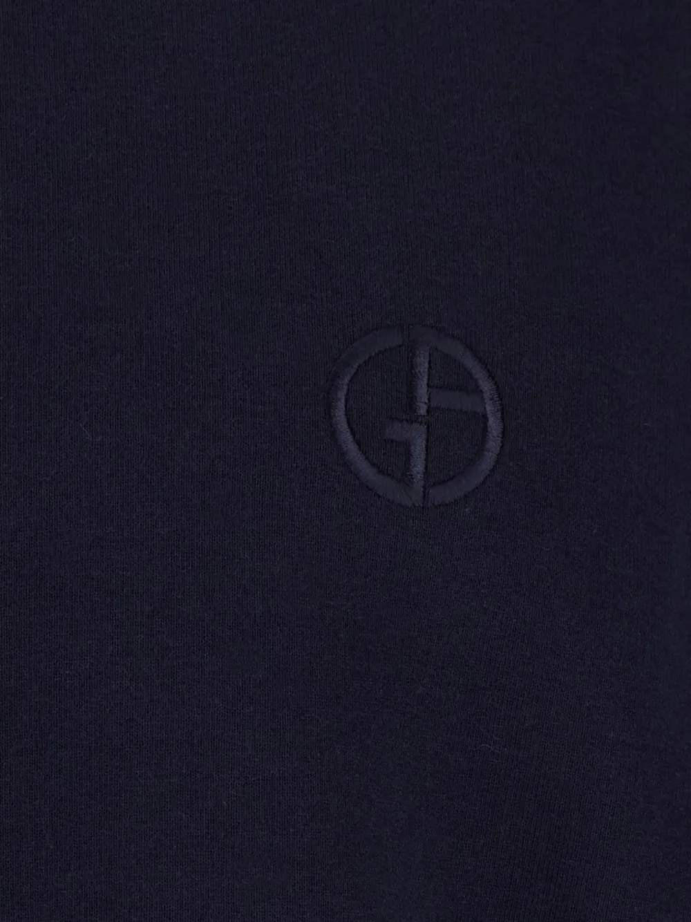 Giorgio Armani Trui met geborduurd GA-logo Blauw
