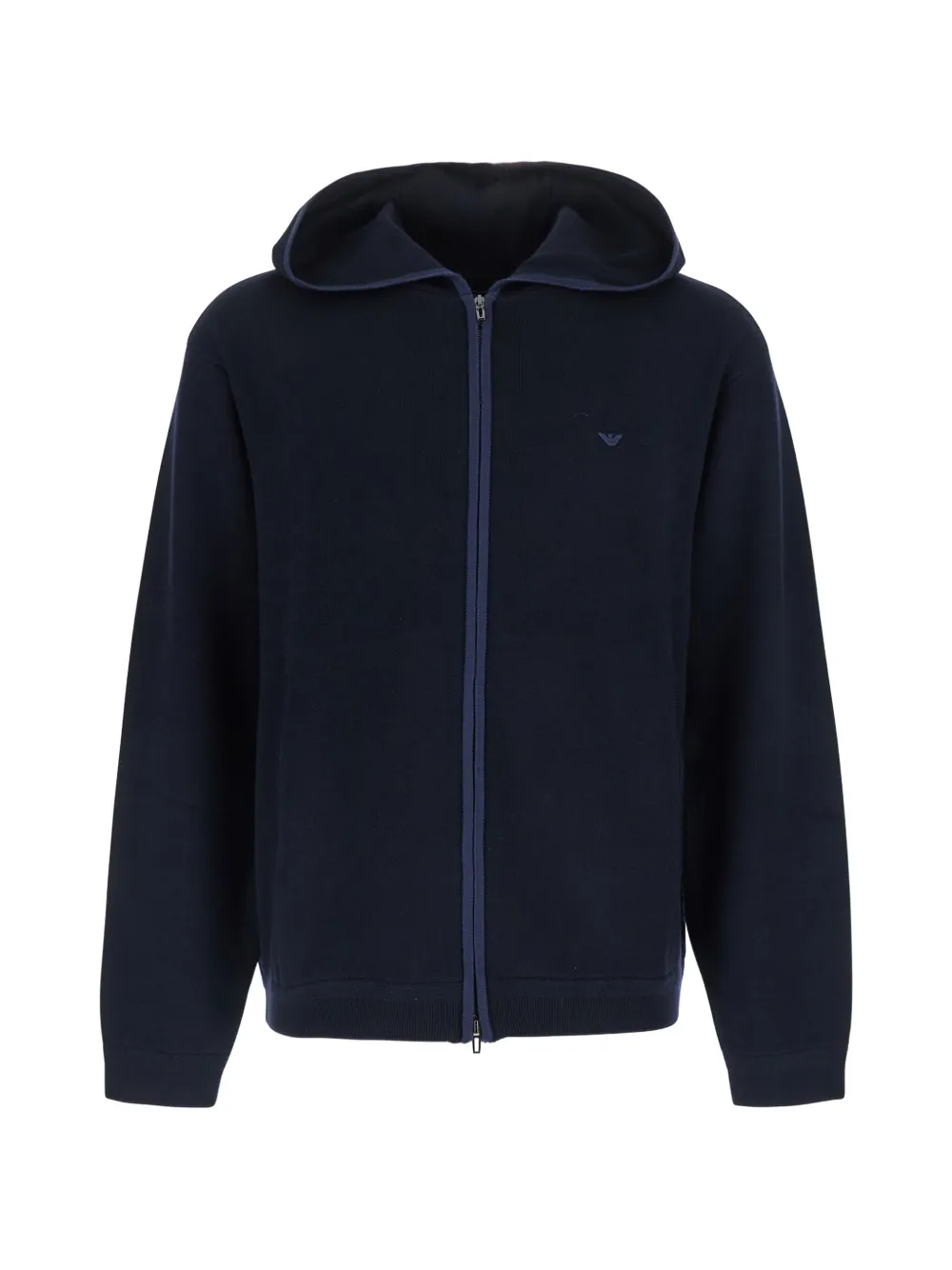 Emporio Armani zip-up hoodie - Blu