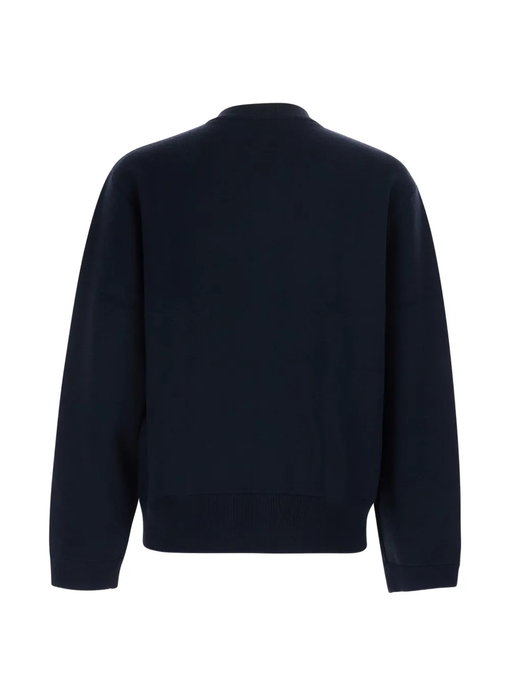 Emporio Armani zip-up long-sleeve cardigan Blauw