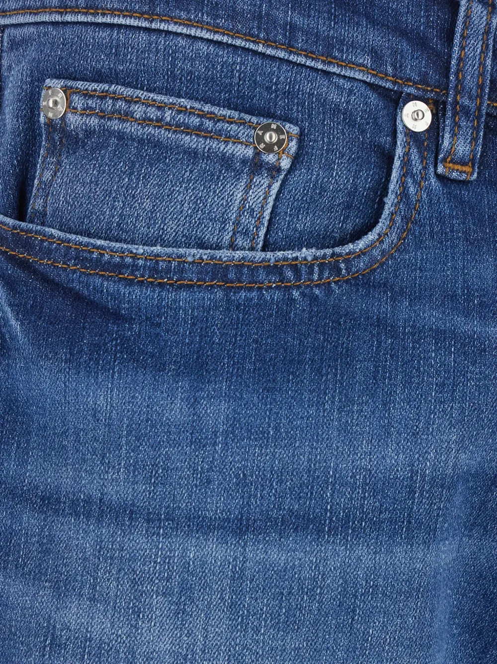FRAME Slim-fit jeans Blauw