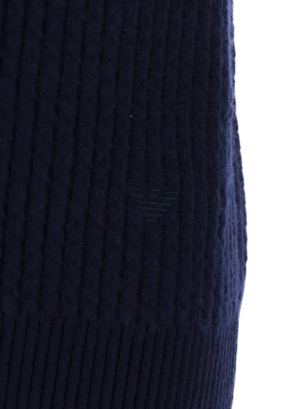 Emporio Armani Ribgebreide trui Blauw