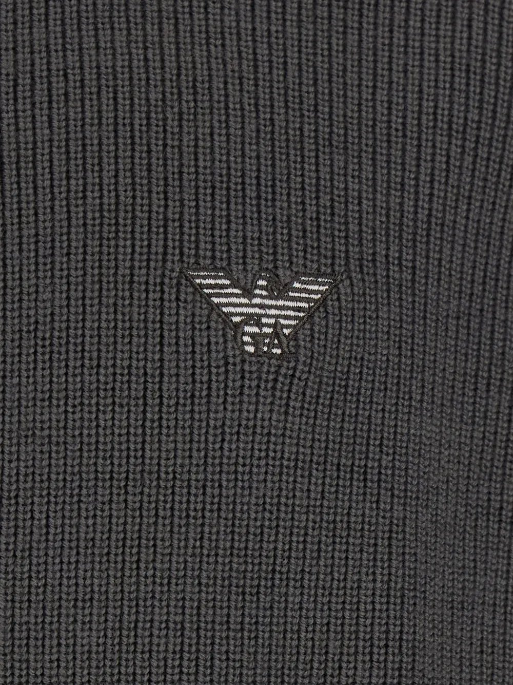 Emporio Armani Vest met geborduurd logo Grijs