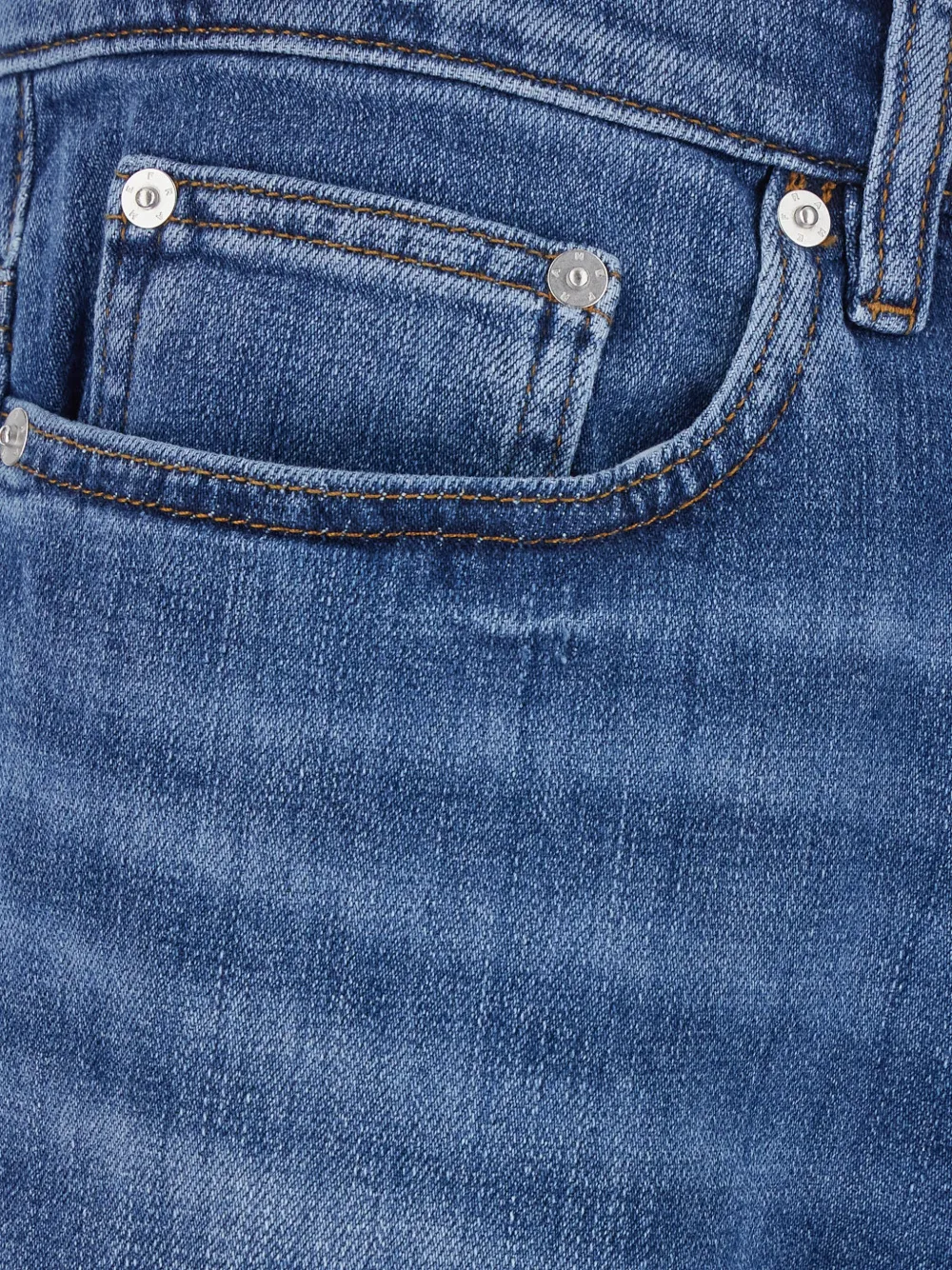 FRAME Slim-fit jeans Blauw