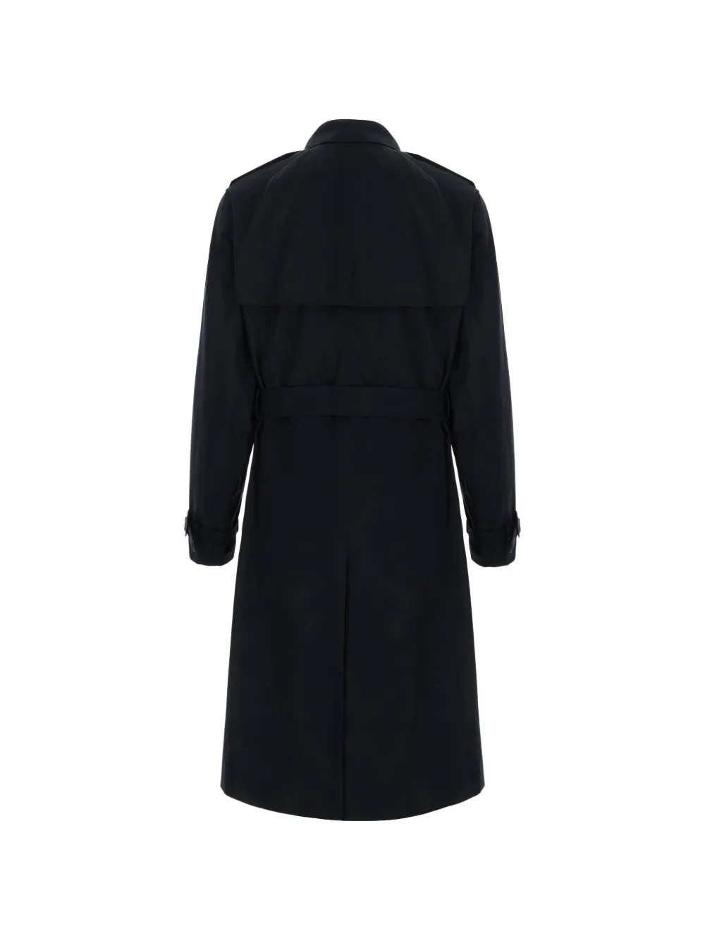 BOSS Jared waterafstotende trenchcoat van katoenen twill Zwart