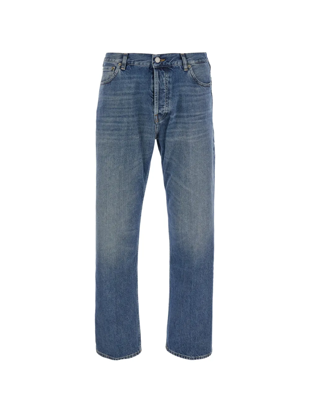 Mauro Grifoni washed-effect straight-leg jeans