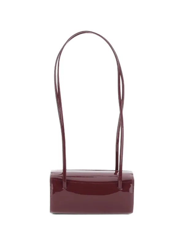Fane Mie Patent Leather Mini Bag in Red