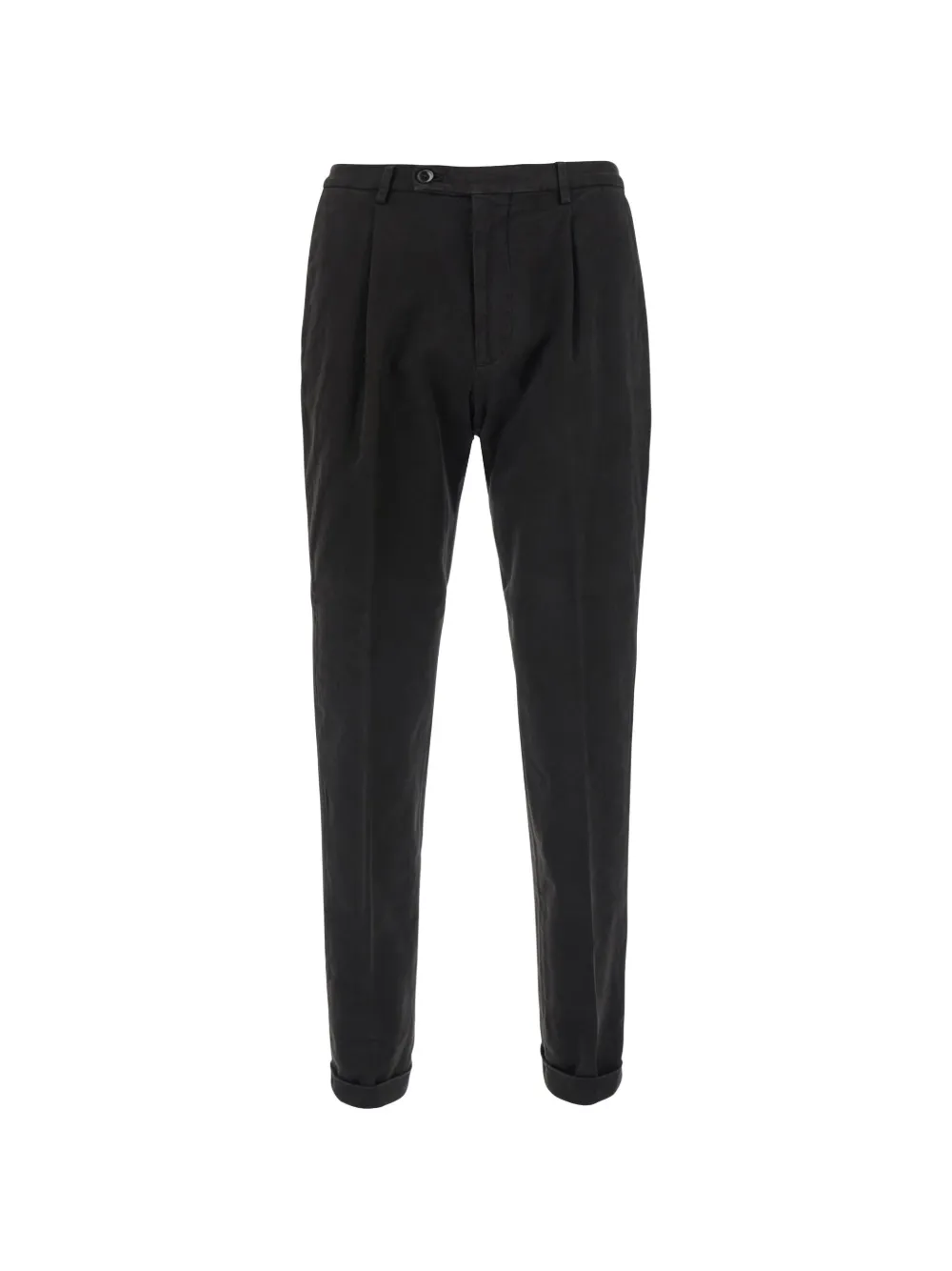 michael coal pleated-detail turn-up trousers - Nero