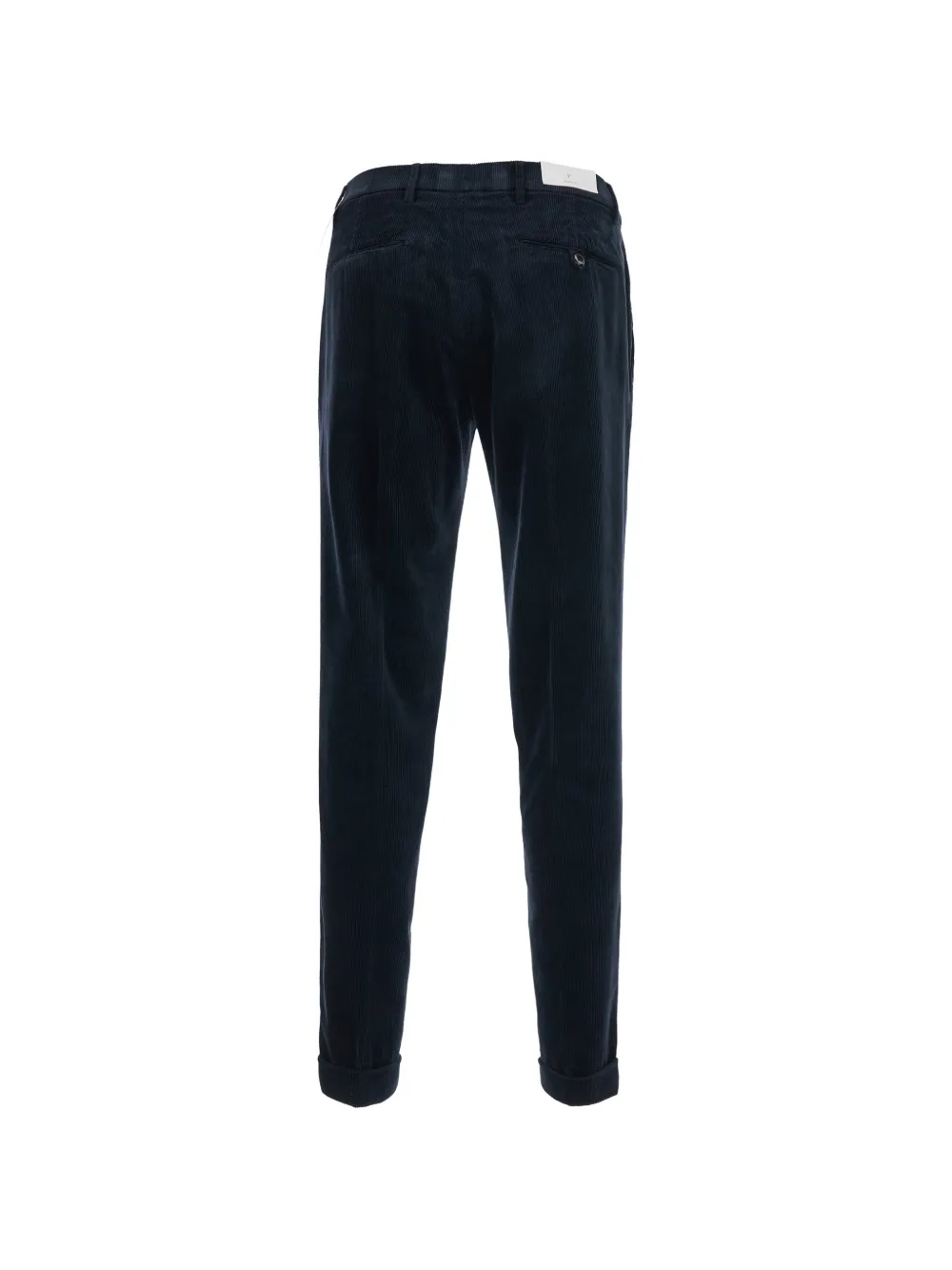 michael coal Ribfluwelen plooibroek Blauw