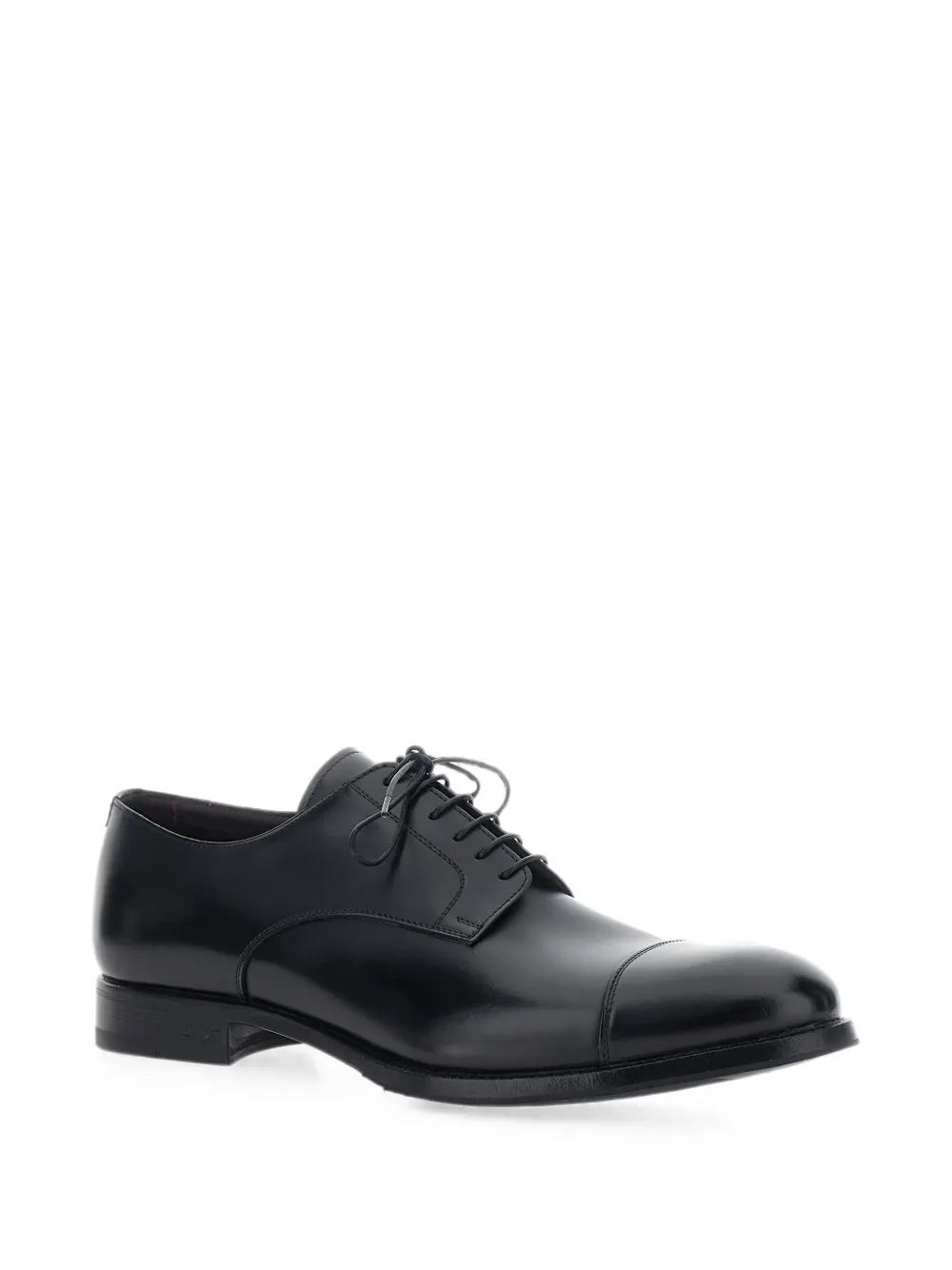 Lidfort Veterschoenen met bewerkte neus Zwart