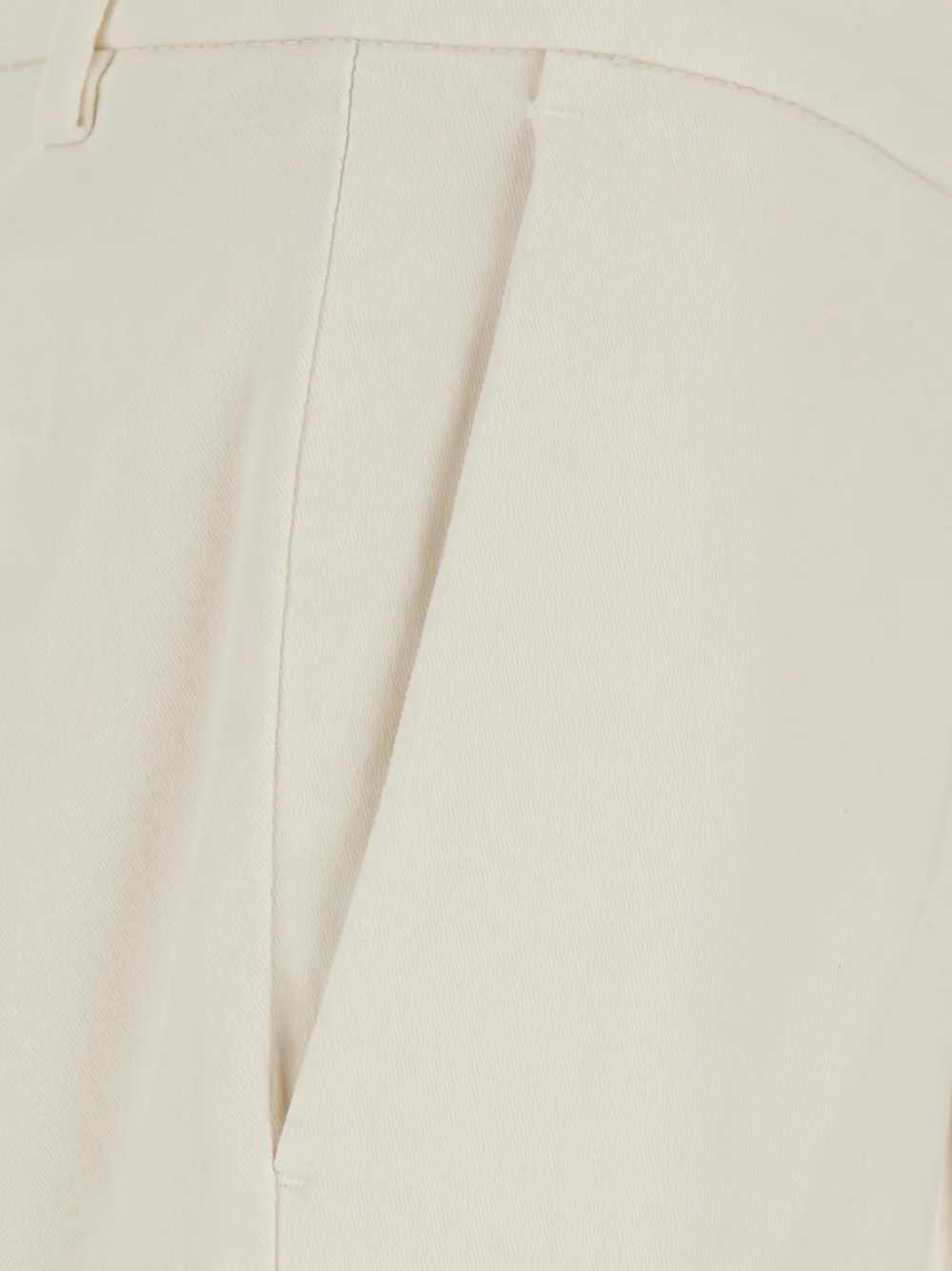 michael coal Geplooide broek met omgeslagen pijpen Beige
