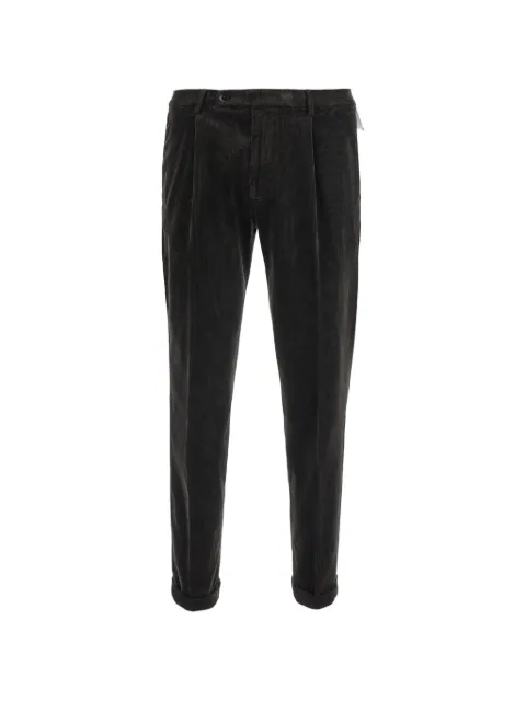 michael coal pleated corduroy trousers