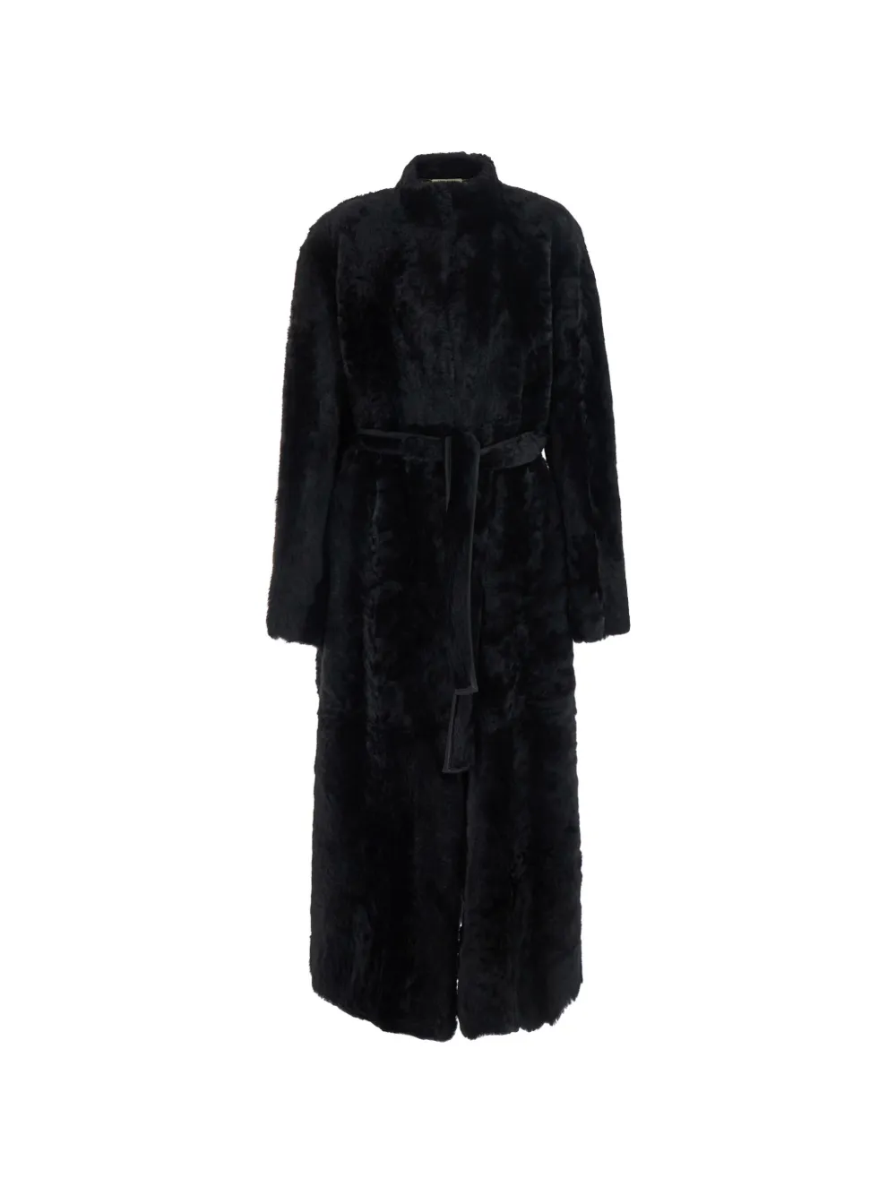 Nour Hammour Cappotto con cintura - Nero