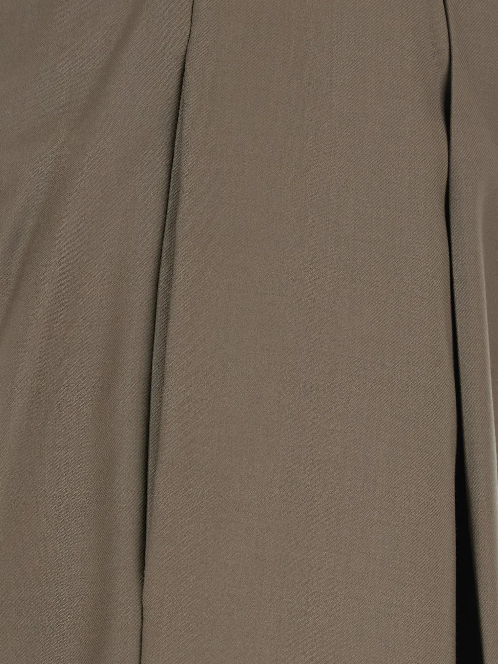Róhe Daria Pleated Trousers in Brown, view 3
