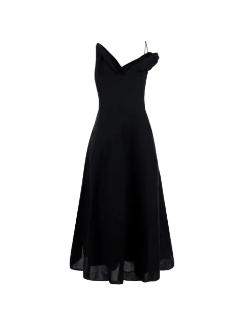 Róhe asymmetric draped midi dress