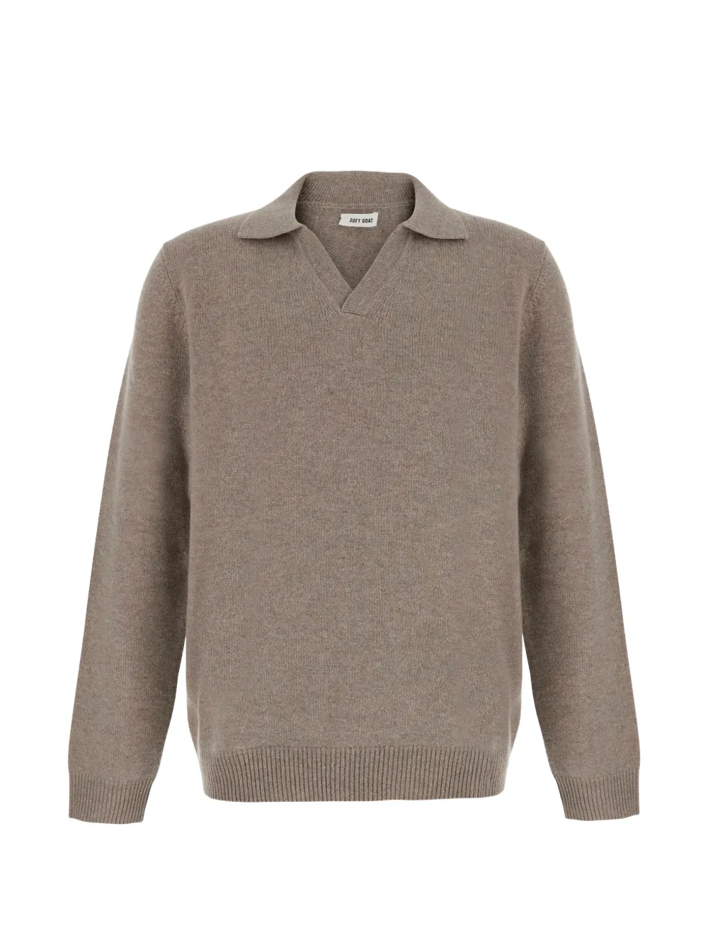 Soft Goat cashmere polo sweater