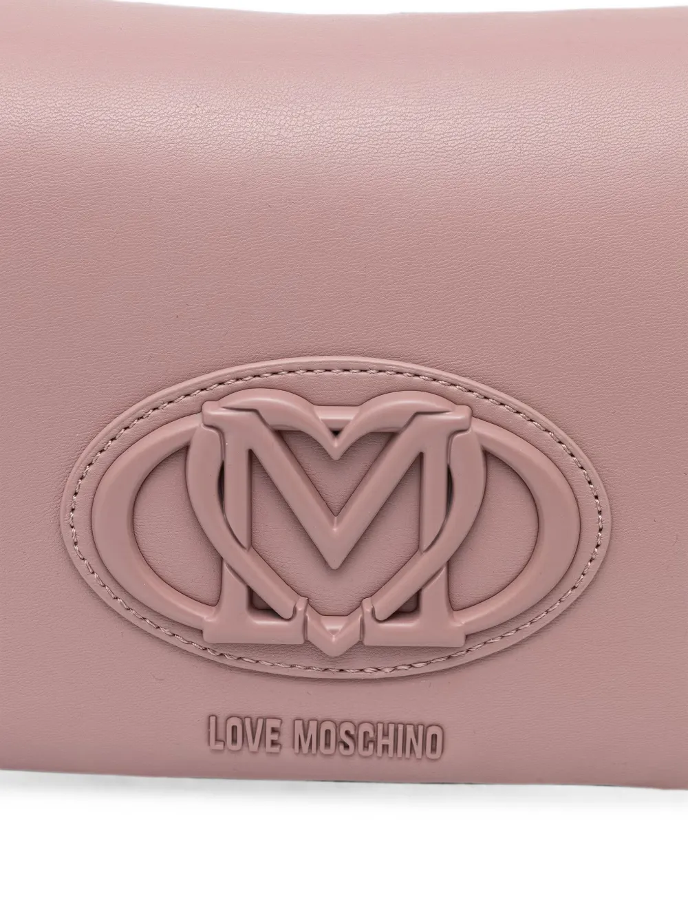 Love Moschino Heuptas met logoplakkaat Roze