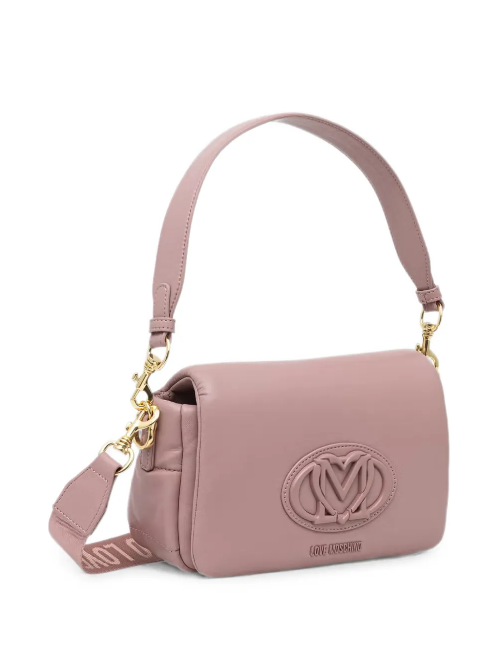 Love Moschino Heuptas met logoplakkaat Roze