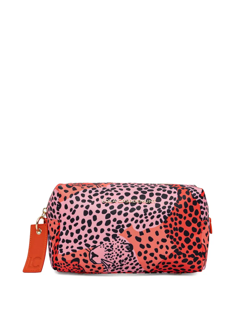 Lola Casademunt leopard-print make-up bag - Rosso