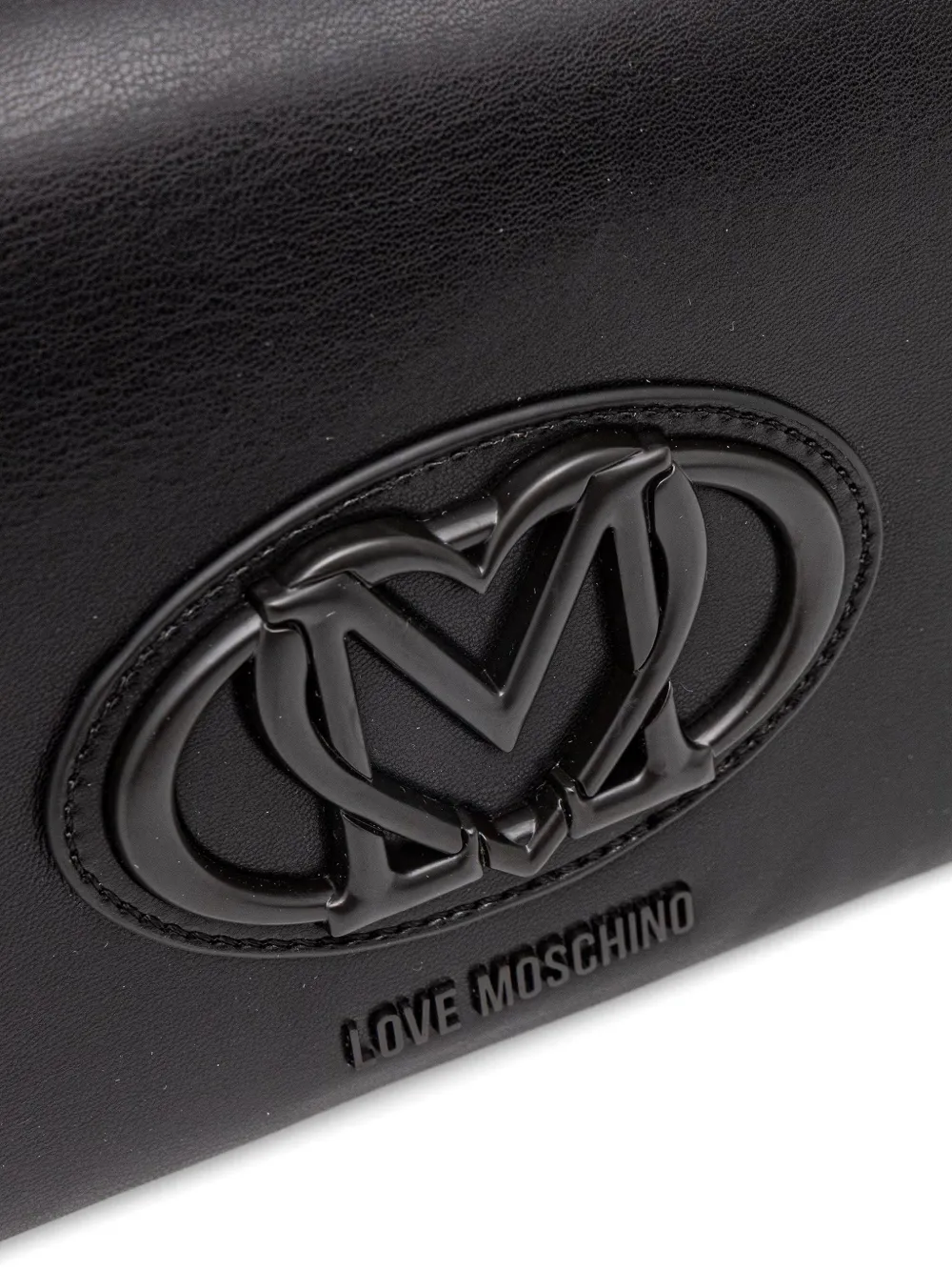 Love Moschino Crossbodytas met logoplakkaat Zwart