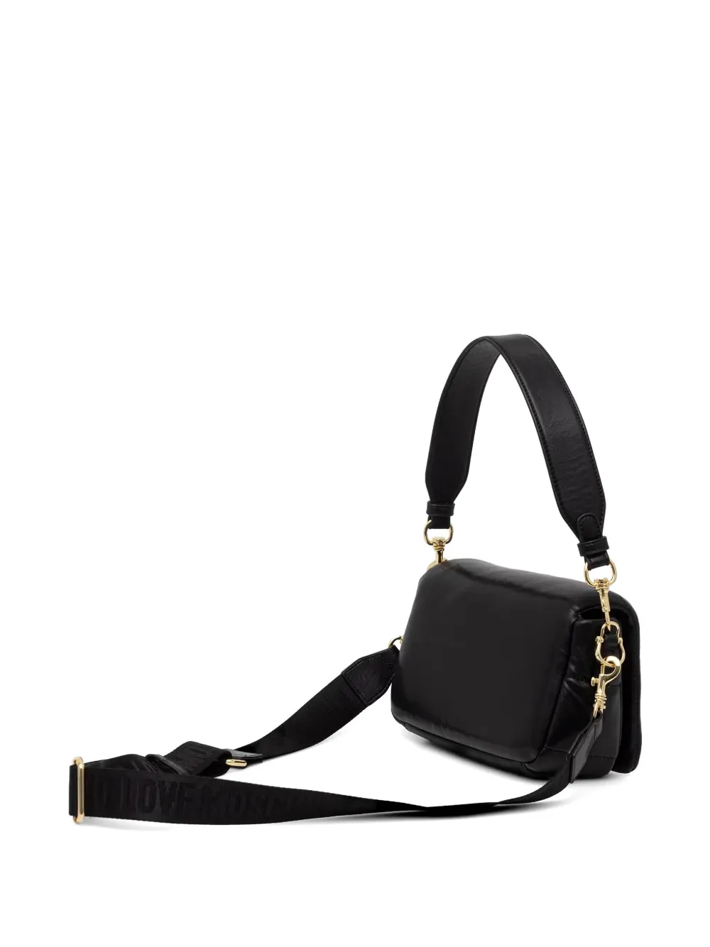 Love Moschino Crossbodytas met logoplakkaat Zwart