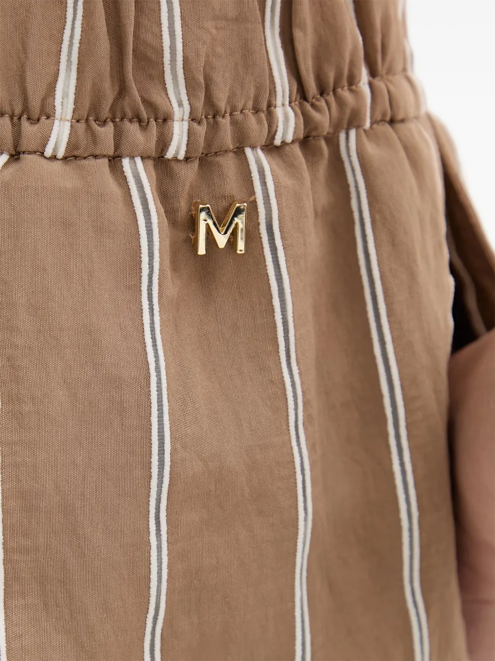 Lola Casademunt Shorts met trekkoordtaille Beige