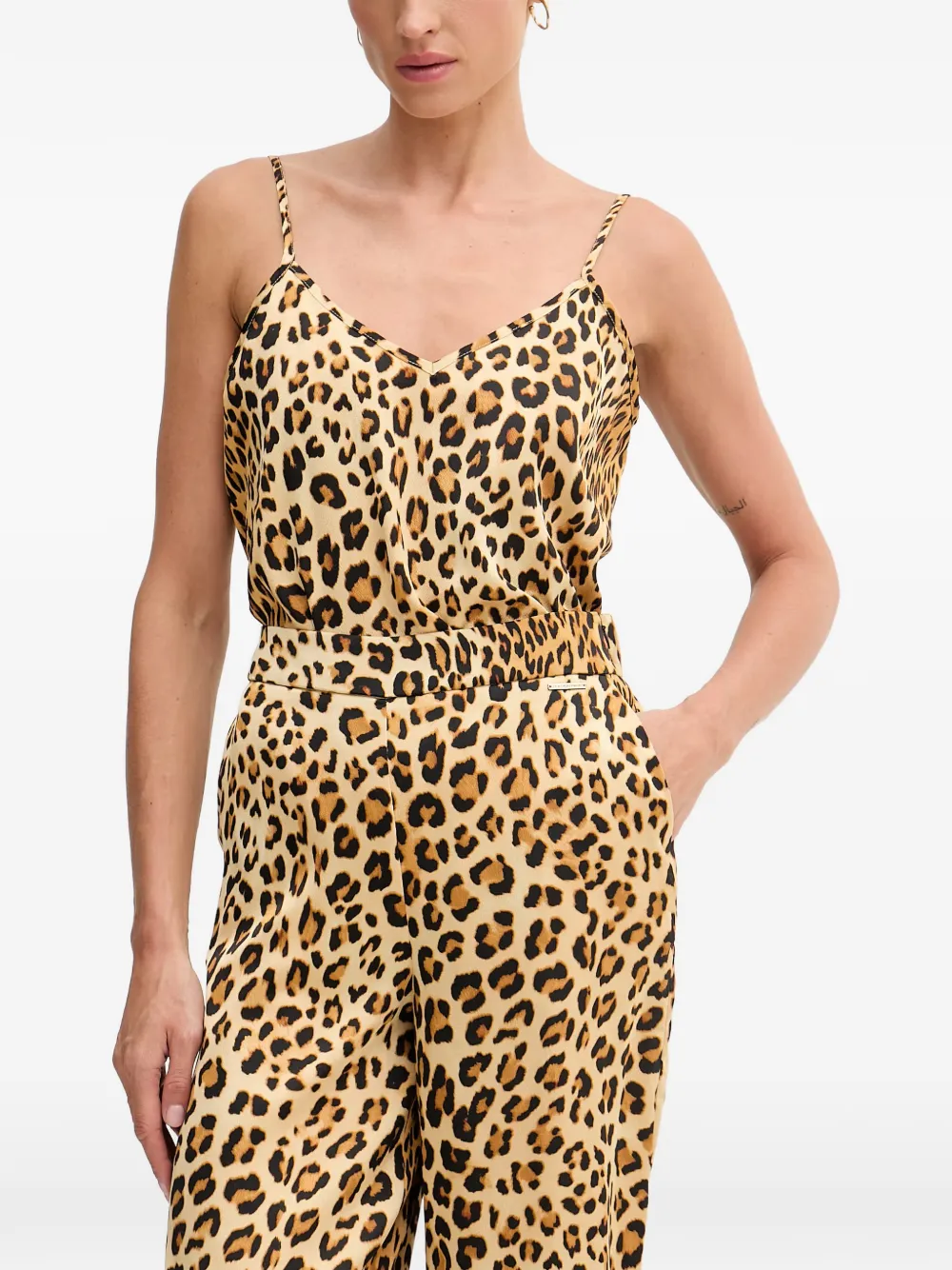 Lola Casademunt leopard-print top - Toni neutri