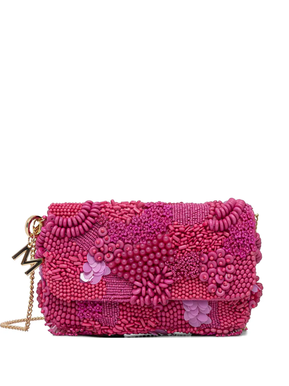 Lola Casademunt bead-embellished crossbody bag - Rosa