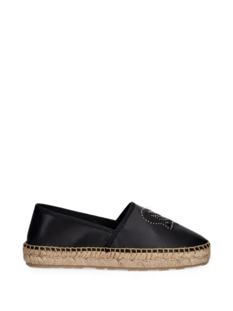 Love Moschino alpargatas slip-on con apliques