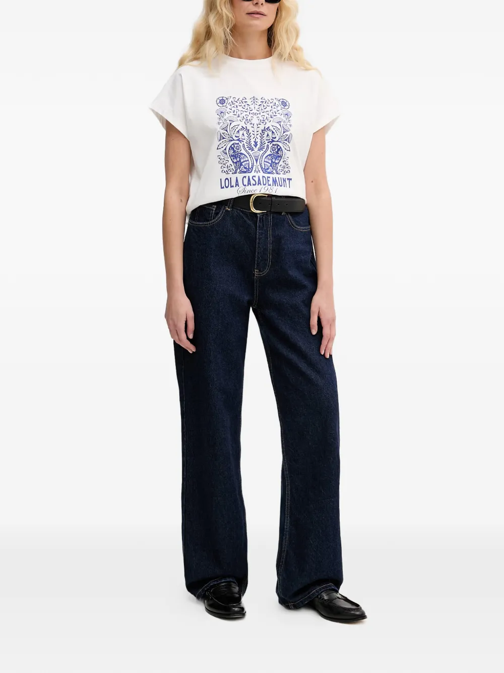 Lola Casademunt T-shirt met print Wit