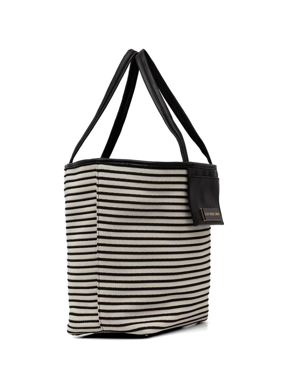Lola Casademunt Shopper met logoplakkaat Zwart