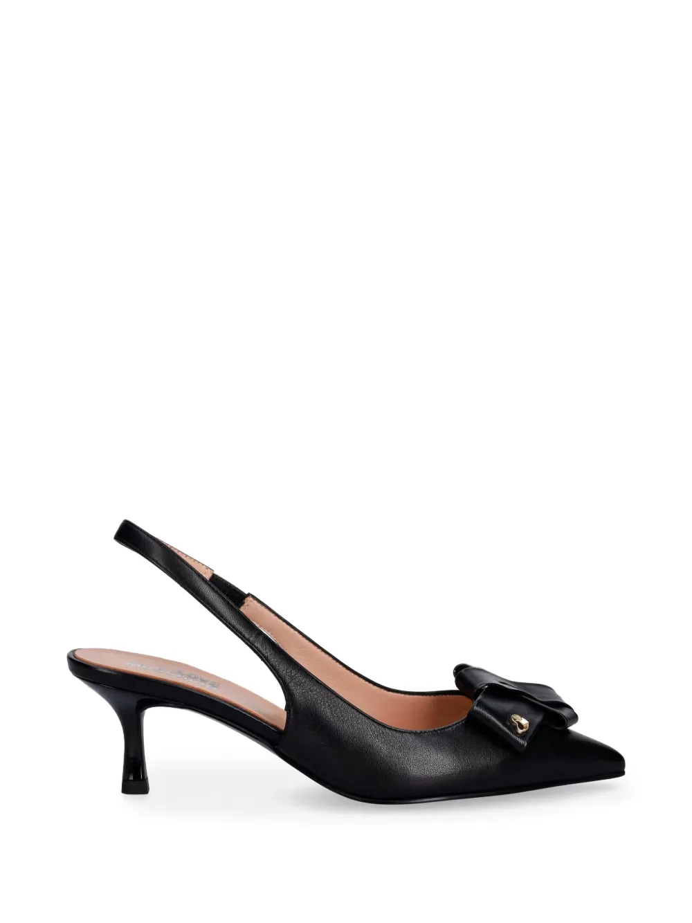 Love Moschino bow-detail slingback pumps - Nero