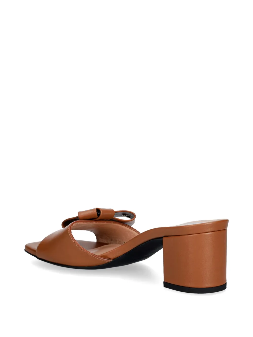 Love Moschino bow-detail heart-plaque sandals Bruin