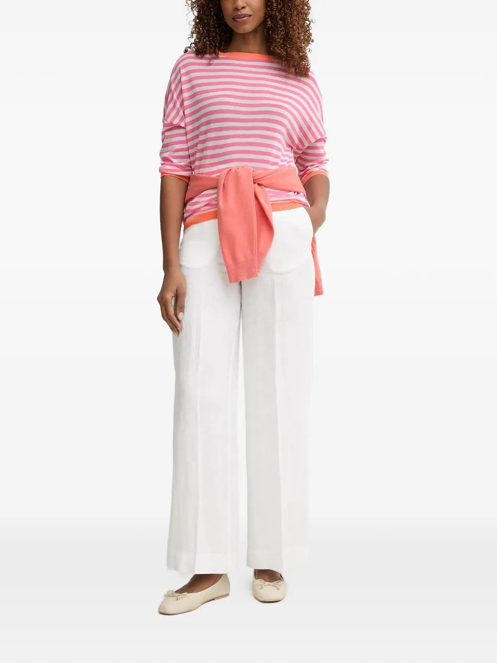 Lola Casademunt Sweater met boothals Roze