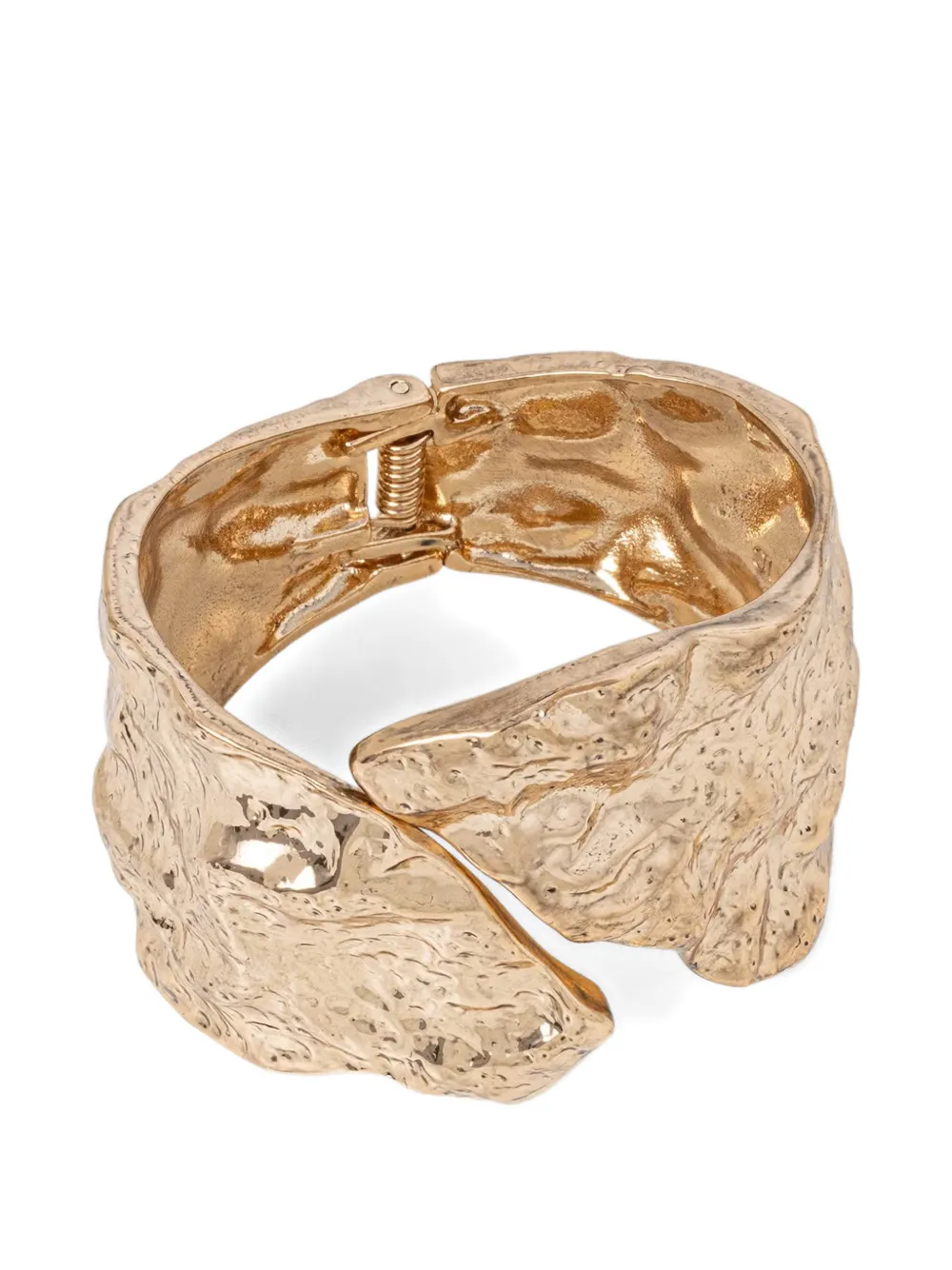 Lola Casademunt hammered-effect hinged cuff bracelet - Oro