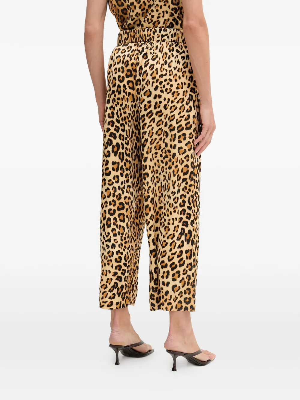 Lola Casademunt Broek met luipaardprint Beige