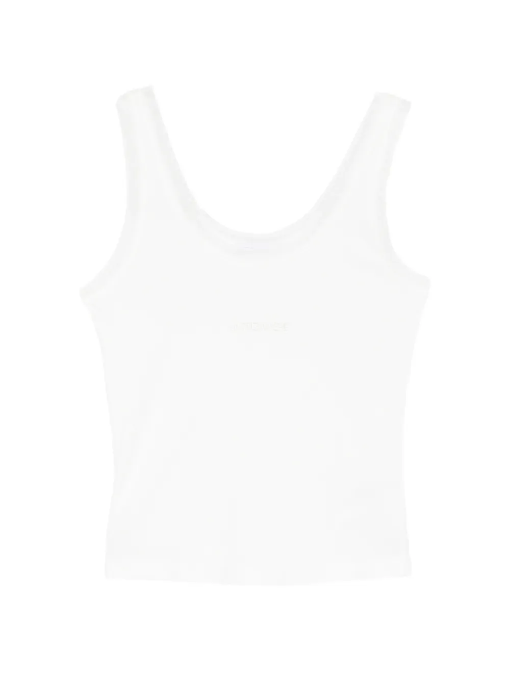 Patrizia Pepe logo-lettering tank top - Bianco