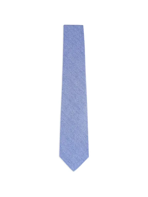 Kiton corbata de seda con diseño tejido