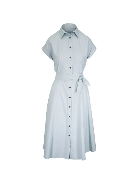Kiton belted button-down midi dress