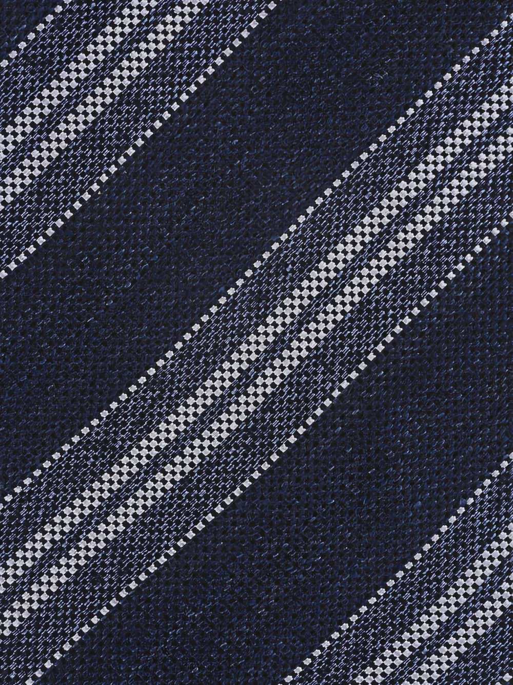 Paolo Albizzati Gestreepte stropdas Blauw